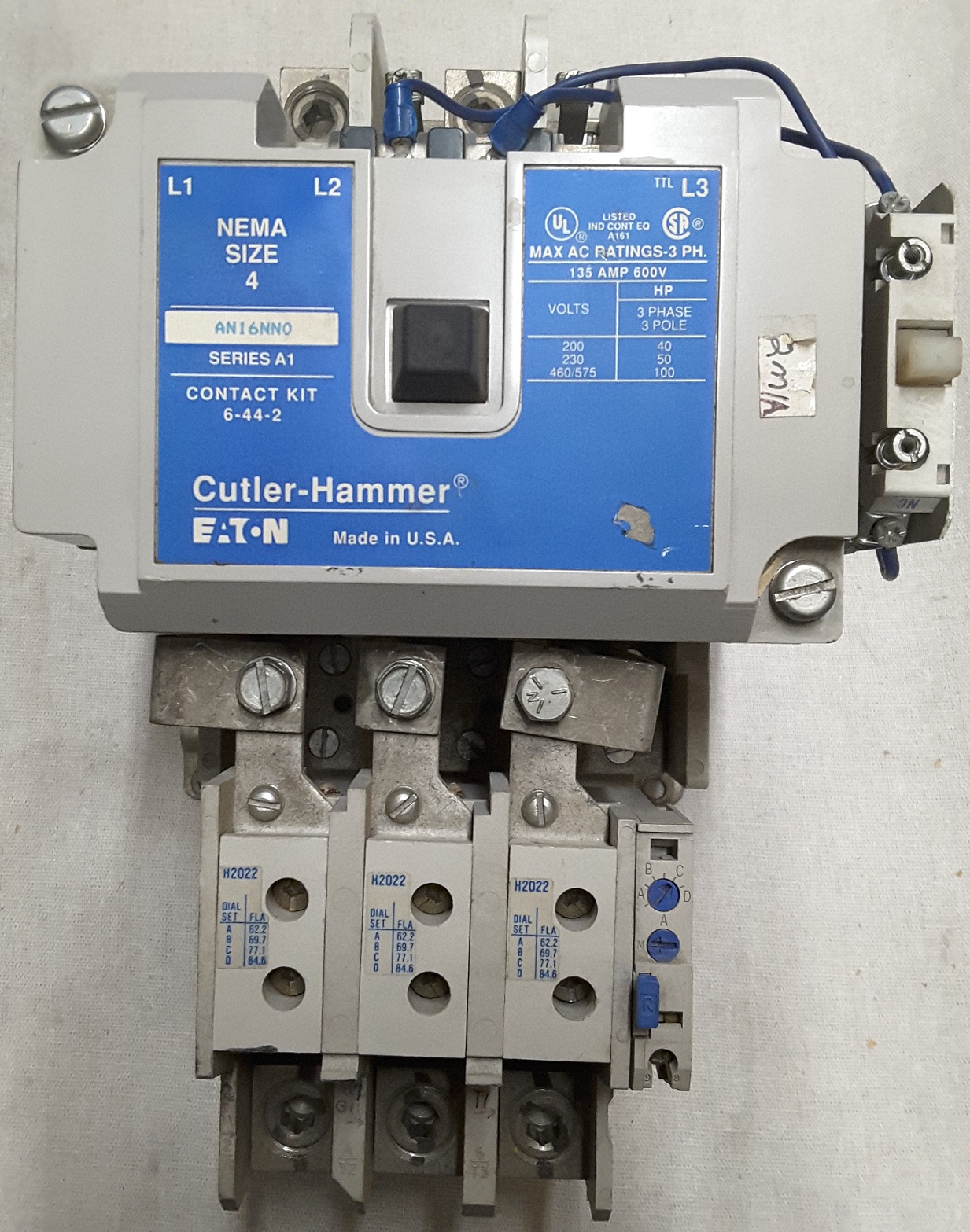 CUTLER-HAMMER AN16NNO-120VDC