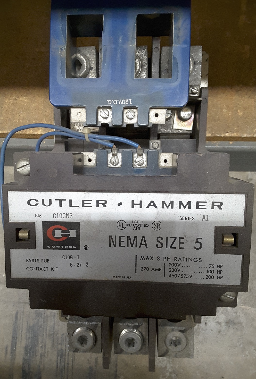 CUTLER-HAMMER C10GN3-120VDC