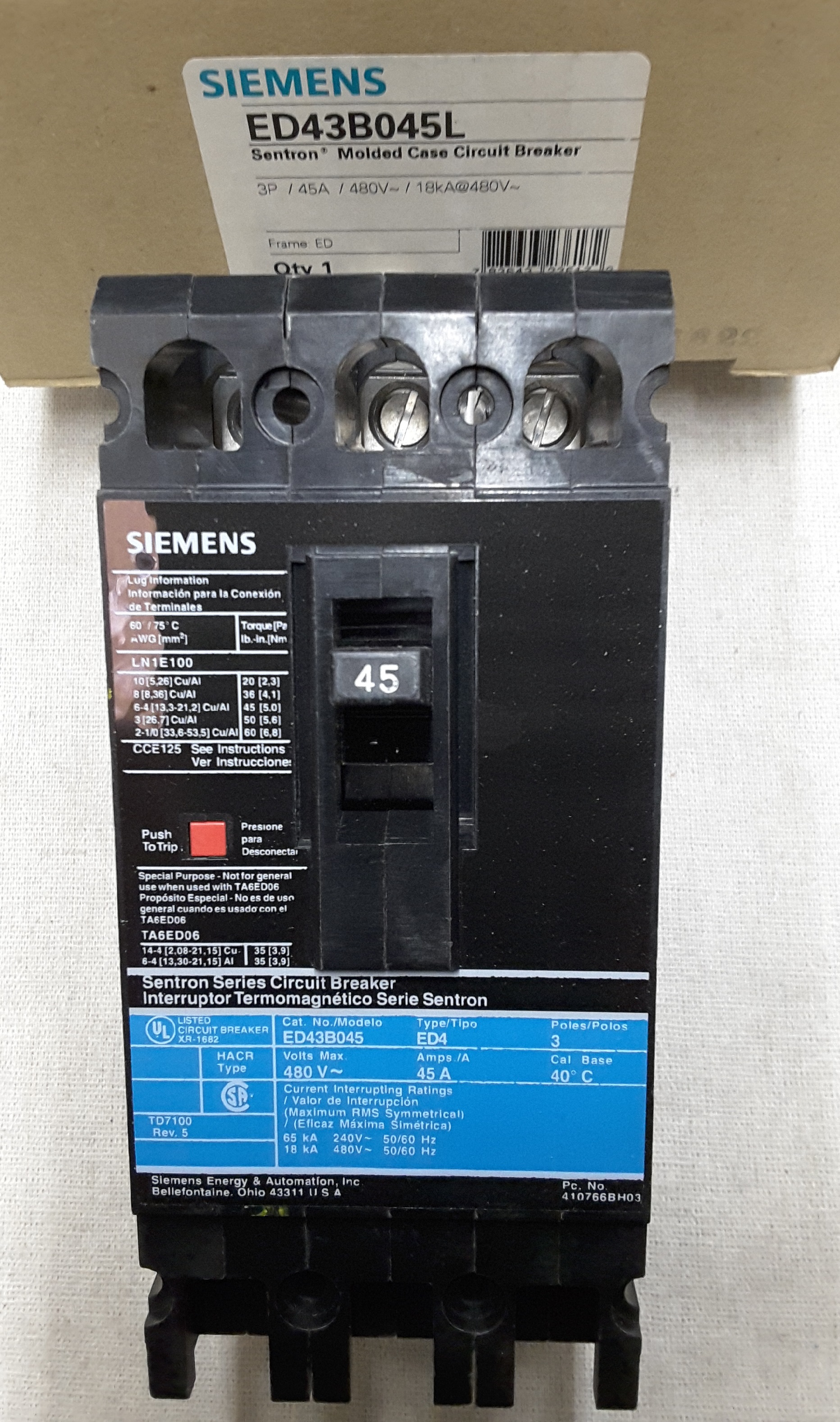 SIEMENS ED43B045L