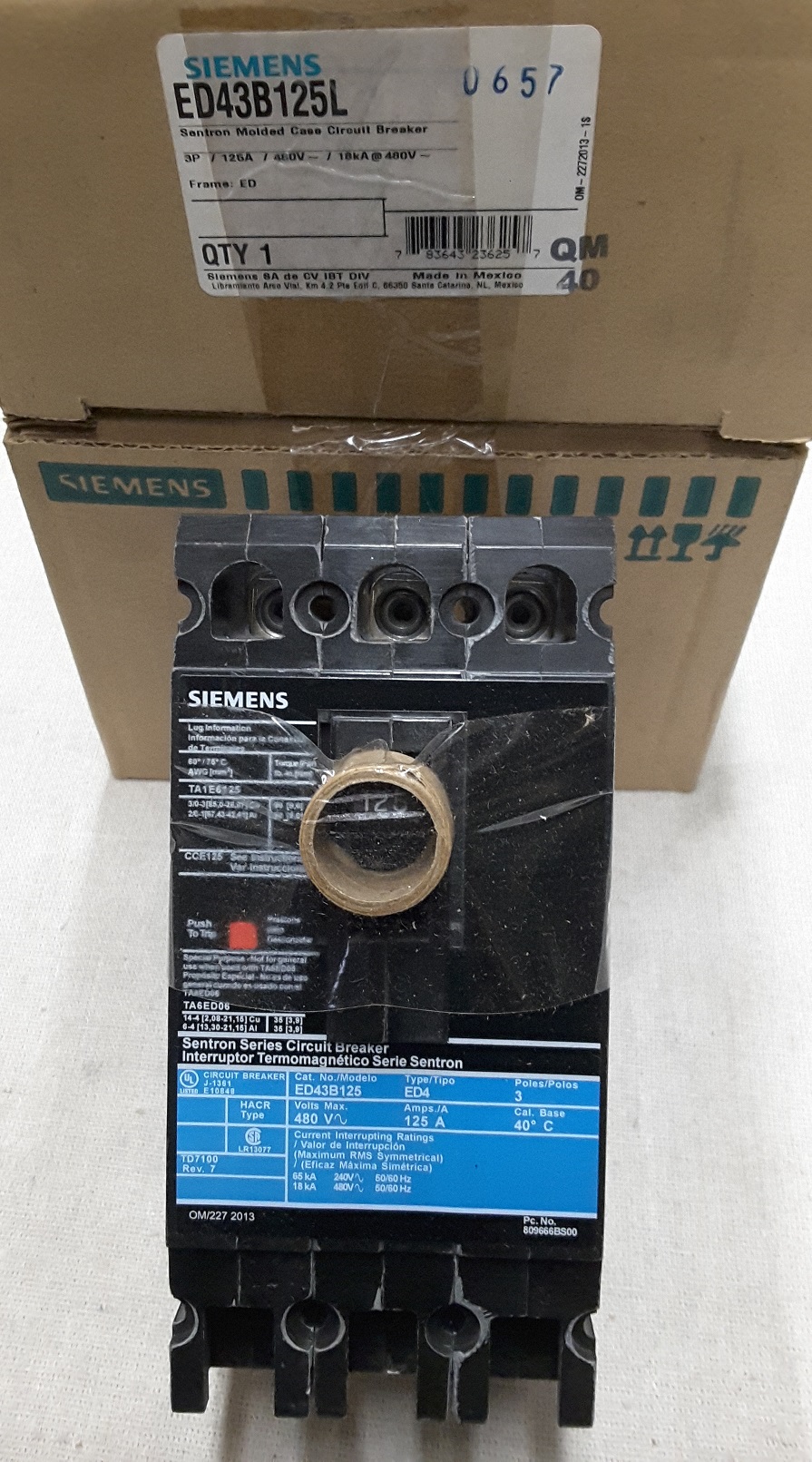 SIEMENS ED43B125