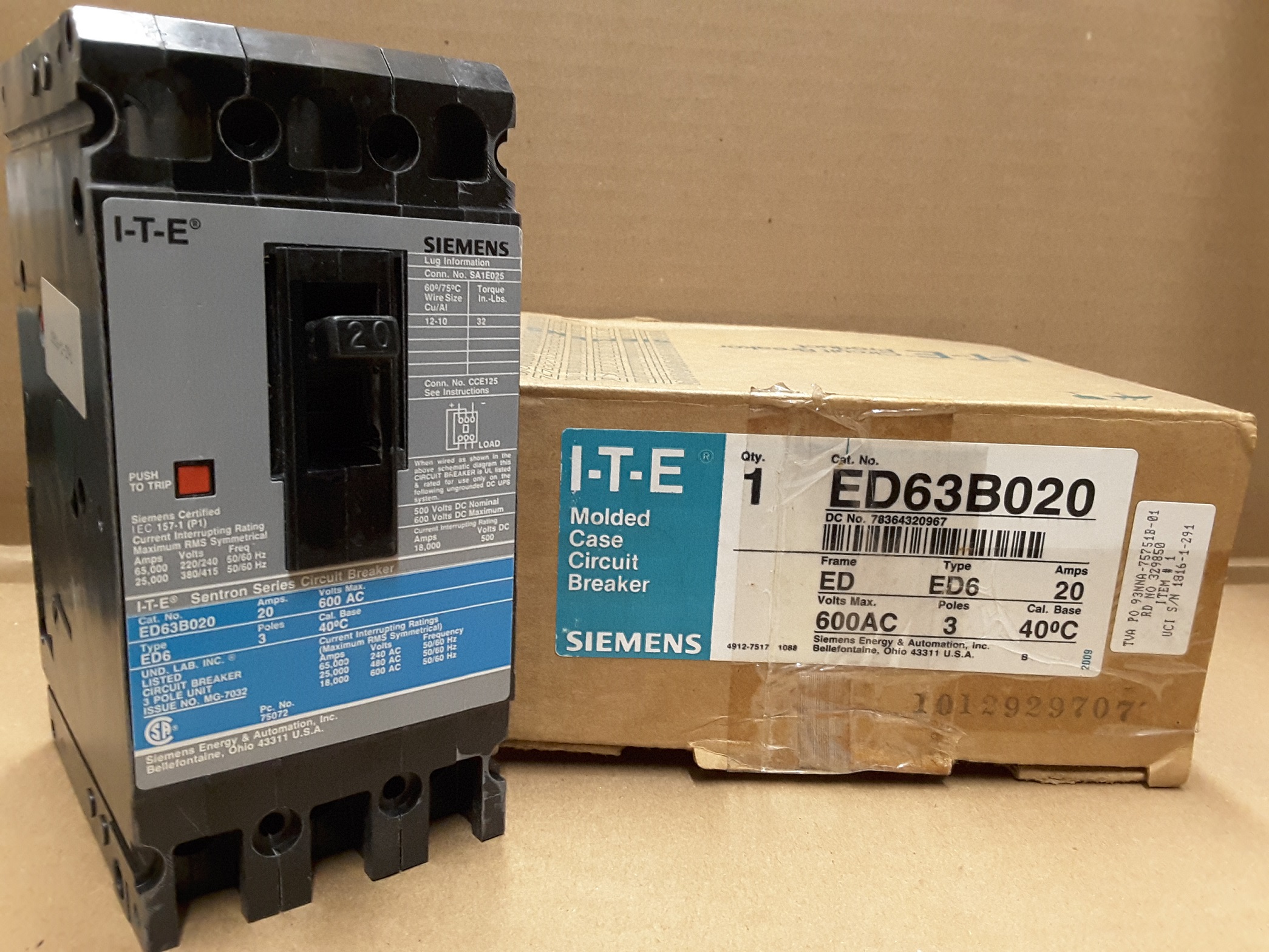 SIEMENS ED63B020