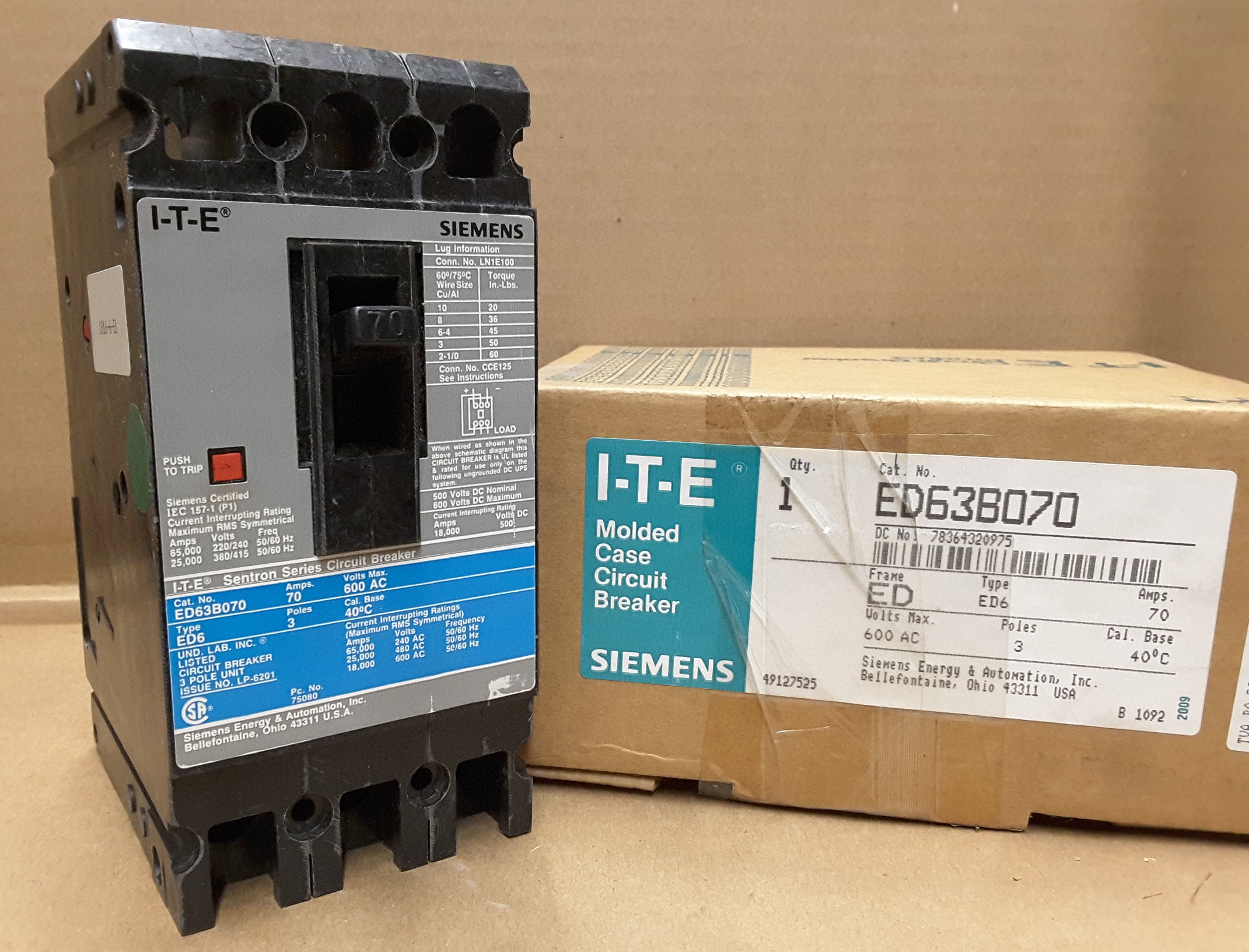 SIEMENS ED63B070