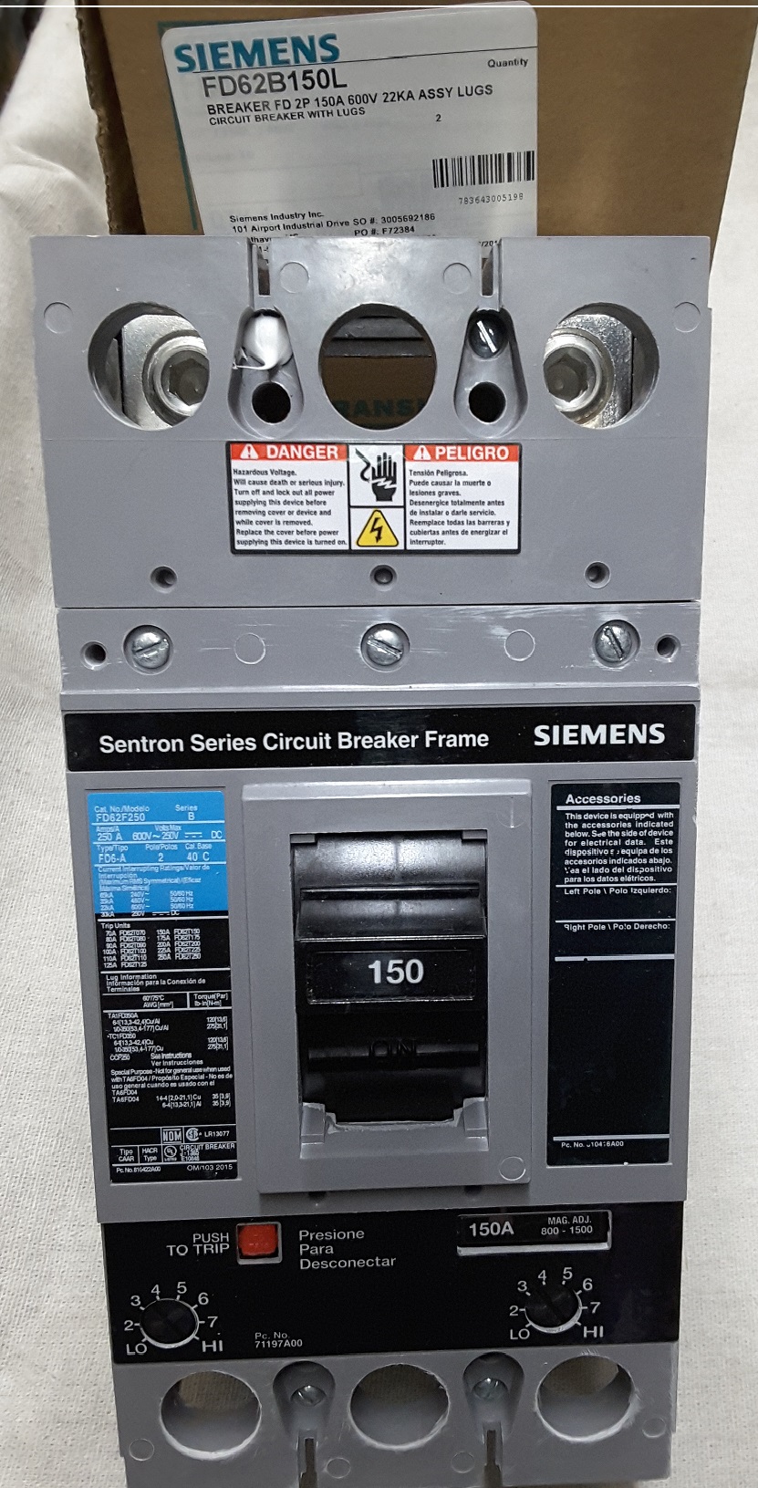 SIEMENS FD62B150