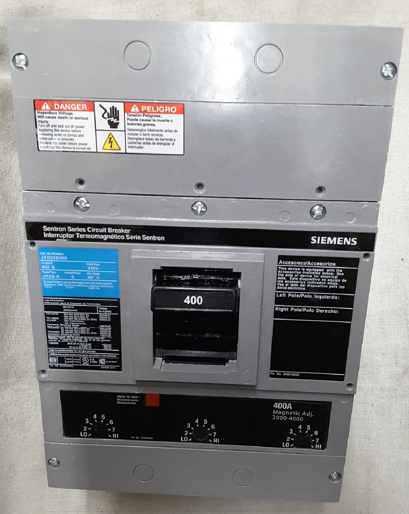 SIEMENS JXD23B400 - NTO