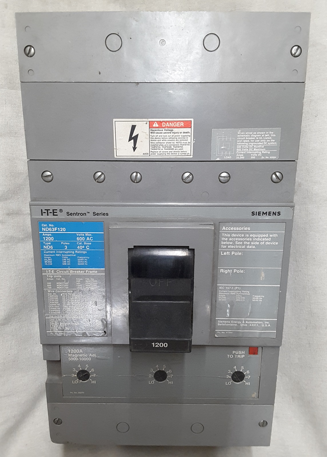 SIEMENS ND63B120